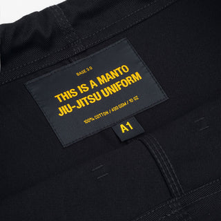 BJJ Gi Manto Base 3.0 Negro-naranja 