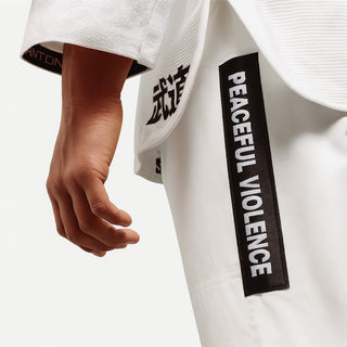 BJJ Gi Manto Society blanco 