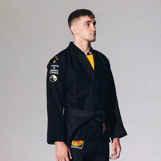 BJJ Gi Manto Tiger's Tail Negro 