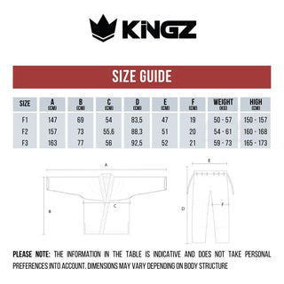 BJJ Gi para mujeres Kingz Empowered Blanco 