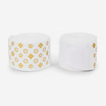 Bendaggi fasce mani Di Nardo 5 mt Bianco-oro-Combat Arena