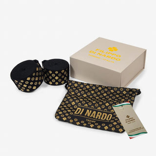 Vendas de boxeo Di Nardo 5 mt Negro-oro 