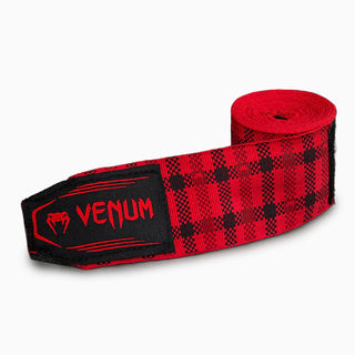 Vendas de boxeo Venum Tartan Rojo 