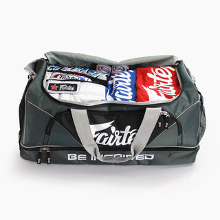 Bolso de gimnasio Fairtex BAG2 Gris-negro 