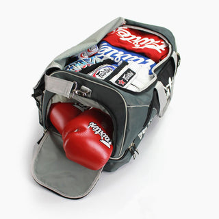 Bolso de gimnasio Fairtex BAG2 Gris-negro 