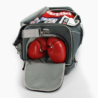 Bolso de gimnasio Fairtex BAG2 Gris-negro 