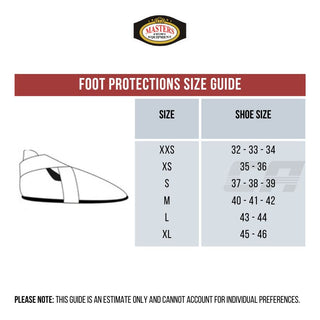 Protecciones de pie Point Fighting Masters WAKO Azul