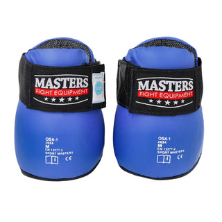 Protecciones de pie Punto Fighting Maestros WAKO Azul 