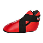 Protecciones de pie Punto Fighting Maestros WAKO Rojo 