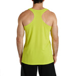 Camiseta sin mangas Leone Logo ABX118 Verde lima 
