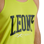 Camiseta sin mangas Leone Logo ABX118 Verde lima 