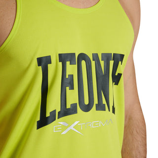 Camiseta sin mangas Leone Logo ABX118 Verde lima 