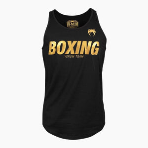Camiseta sin mangas Venum Boxeo VT Negro-Oro 