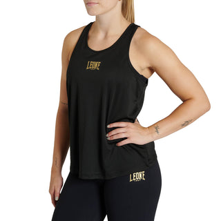 Camiseta sin mangas mujer Leone DNA ABX729 Negro 