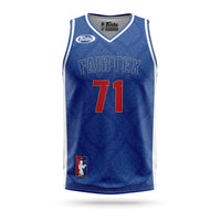 Camiseta sin mangas Fairtex Jersey NBA JS19 Azul 
