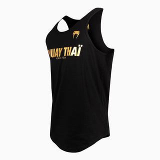 Camiseta sin mangas Venum Muay Thai VT Negro-Oro 