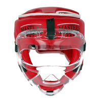Casco con visera Masters WAKO Rojo 