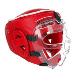 Casco con visera Masters WAKO Rojo 