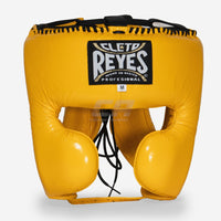 Casco Cleto Reyes con Protector de Mejillas Amarillo-Combat Arena