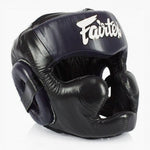 Casco Fairtex Diagonal Vision Sparring HG13 Negro-azul 