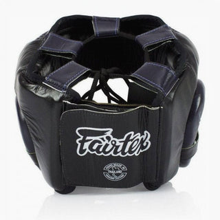 Casco Fairtex Diagonal Vision Sparring HG13 Negro-azul 