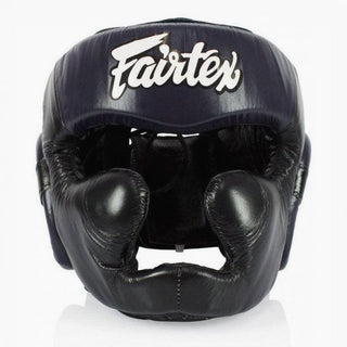 Casco Fairtex Diagonal Vision Sparring HG13 Negro-azul 