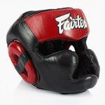 Casco Fairtex Diagonal Vision Sparring HG13 Negro-rojo 