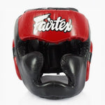 Casco Fairtex Diagonal Vision Sparring HG13 Negro-rojo 