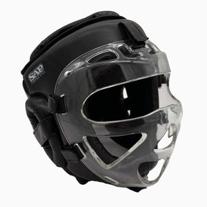 Casco SAP Combat WAKO Negro con visera-Combat Arena