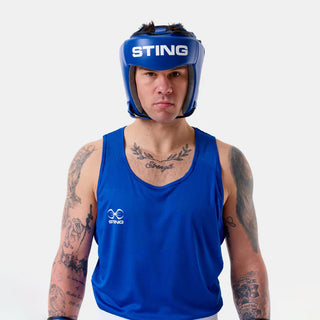 Casco Sting Competition Aprobado World Boxing Azul 