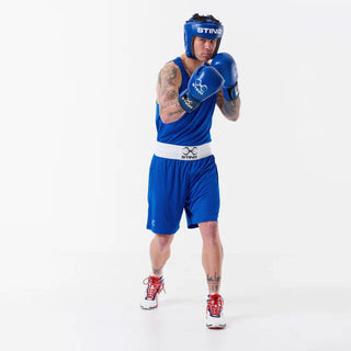 Casco Sting Competition Aprobado World Boxing Azul 