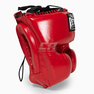 Casco Cleto Reyes con Protector de Mejillas Rojo