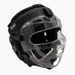 Casco SAP Combate WAKO Negro con visera 
