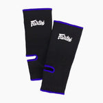 Tobilleras Fairtex AS1 Negro-azul-Combat Arena