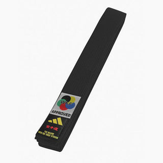 Cinturón Adidas Elite WKF Negro con Kanji 