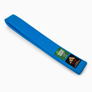 Cinturón Adidas Elite WKF Azul con Kanji 