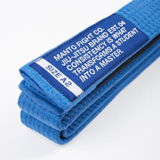 Cinturón BJJ Manto Motto Azul