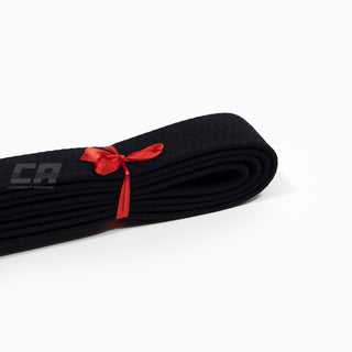 Cinturón negro Arawaza Algodón de lujo 38 mm