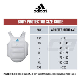 Chaleco protector Karate Principiantes U14 Adidas WKF