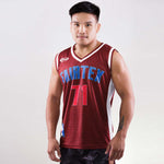 Camiseta sin mangas Fairtex Jersey NBA JS19 Marrón 