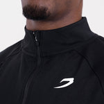 Sudadera Boxraw Valdes con cremallera Negro-Combat Arena