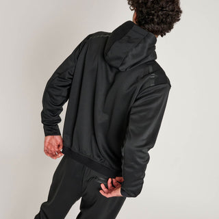 Sudadera Leone Balck Lion con capucha ABX313 Negro-Combat Arena