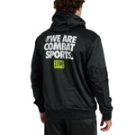 Sudadera Leone Logo Wacs con capucha ABX127 Negro 