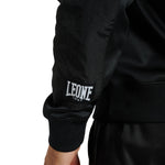 Sudadera Leone Logo Wacs con capucha ABX127 Negro 
