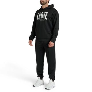 Sudadera Leone Logo con capucha ABX119 Negro 