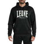 Sudadera Leone Logo con capucha ABX119 Negro 