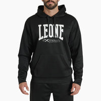 Sudadera Leone Logo con capucha ABX119 Negro 