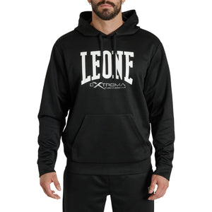 Sudadera Leone Logo con capucha ABX119 Negro 