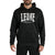 Sudadera Leone Logo con capucha ABX119 Negro 