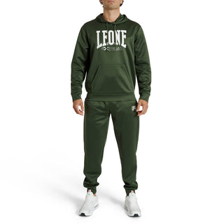 Sudadera Leone Logo con capucha ABX119 Verde 